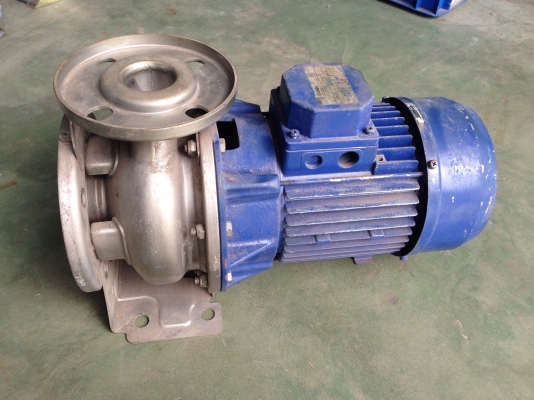 ขายปั้มน้ำหอยโข่งหัวปั้มสแตนเลส Ebara 2HP. 380V ขนาดเข้า 2.5นิ้ว ออก 1.5นิ้ว สภาพดีเดิมๆทำสีใหม่ วิ่งนิ่ม พร้อมใช้งาน