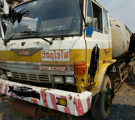 ขายด่วนครับ รถน้ำ HINO FL227 เครื่องเดิม ไม่มีเกียร ครับขายตามสภาพ ครับ