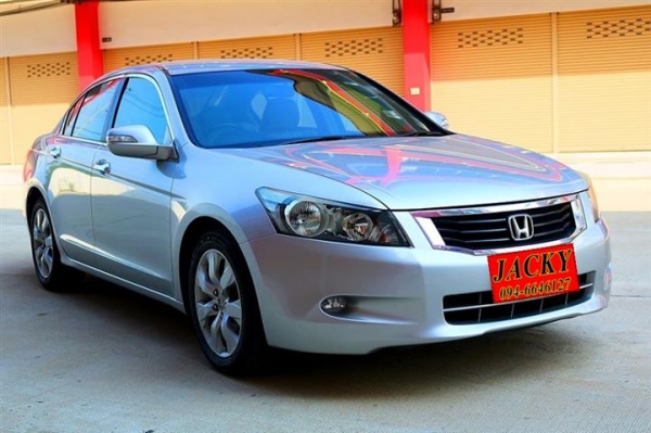 HONDA ACCORD 2.4 I-VTEC T0P NAv สีบ.เงิน ปี2008