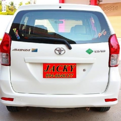 T0Y0TA AvanZa 1.5E MT สีขาว ปี2012