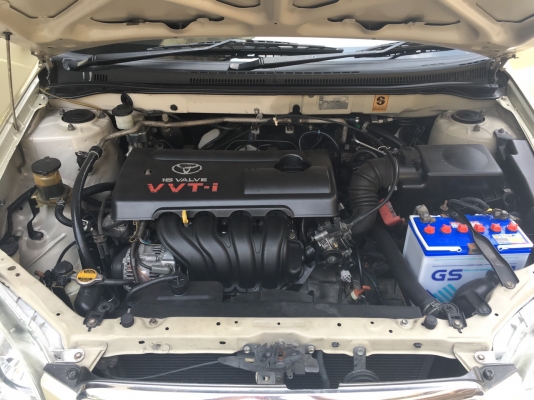 toyota altis 1.6e สีทอง ปี 2004 ติดแก็ส lpg แลัว รถสวยขับดี ราคา สุดคุ้ม