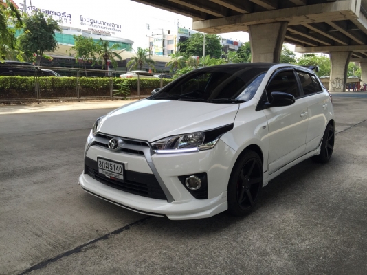 TOYOTA YARIS 1.2 E สี ขาว ปี 2014 รถมือเดียวไมล์แท้วิ่งน้อย