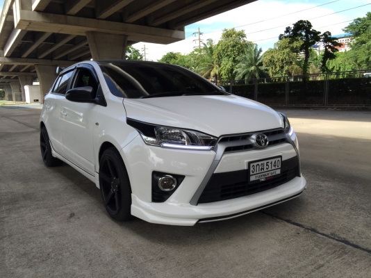 TOYOTA YARIS 1.2 E สี ขาว ปี 2014 รถมือเดียวไมล์แท้วิ่งน้อย