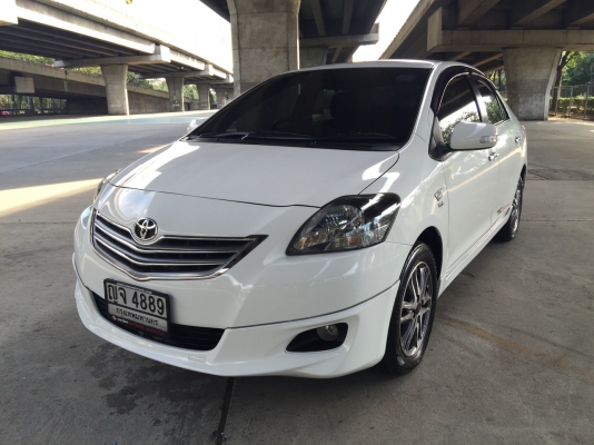 2011 TOYOTA SOLUNA, SOLUNA VIOS 1.5 E โฉม vios ปี07-13 สีขาว เกียร์ออโต้