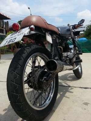 ขาย Honda wing 125 ทะเบียนเต็มพร้อมโอน  แต่งสไตล์ cafe