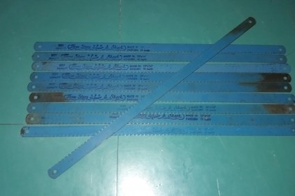 ขายใบเลื่อยเหล็กฉลามสามดาวงานเก่า Made in Sweden.12นิ้วชุด10 ใบ