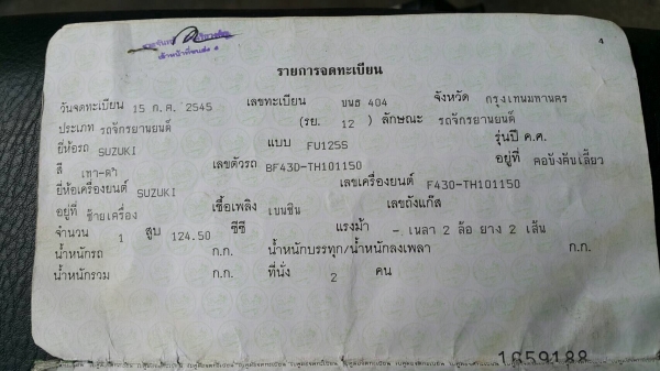 Suzuki Raider125cc ปี45