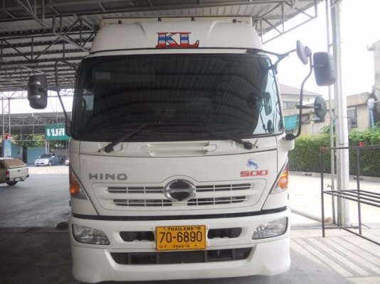 .HINO 500 EURO 3  ปี 2013 ตู้ สิบบาน ยาว 7.70  เมตร    ราคา1,480,000  บาท