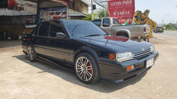 ขาย รถเก๋ง HONDA Accord ปี 1987/2530 เครื่องคาบู 1955 ซีซี เกียร์ออโต้ ล้อแมกซ์ขอบ 17 นิ้ว พร้อมยางใหม่ แอร์เย็นฉ่ำ แต่งชุดสเกิร์ตเหล็กรอบคัน ทะเบียนเต็มพร้อมโอน ขาย รถเก๋ง HONDA Accord ปี 1987/2530 เครื่องคาบู 1955 ซีซี เกียร์ออโต้ ล้อแมกซ์ขอบ 17 นิ้ว พร้อมยางใหม่ แอร์เย็นฉ่ำ แต่งชุดสเกิร์ตเหล็กรอบคัน ทะเบียนเต็มพร้อมโอน