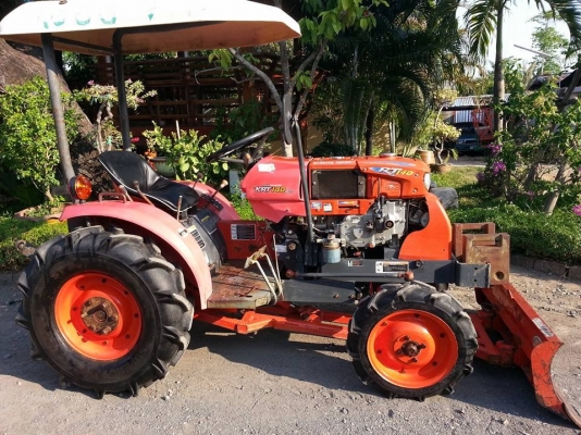 คูโบต้า KRT140 พร้อมใบมีดดันดินตราช้าง ใช้งานได้ดีมากครับ
