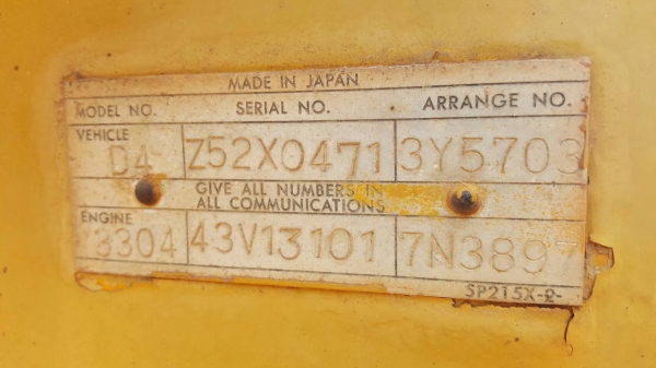 ขายตามสภาพ แทรคเตอร์ CAT D4E ไม่มีเฟรม ไม่มีโซ่ ไม่มีใบแทรค เครื่องสตาร์ทติด ราคาต่อรองได้ ขายตามสภาพ แทรคเตอร์ CAT D4E ไม่มีเฟรม ไม่มีโซ่ ไม่มีใบแทรค เครื่องสตาร์ทติด ราคาต่อรองได้