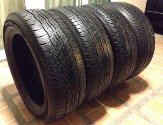 ยาง Bridgestone 235 55 18 ปลายปี14 ดอกเยอะ ใช้ยาว ราคาไม่แพง