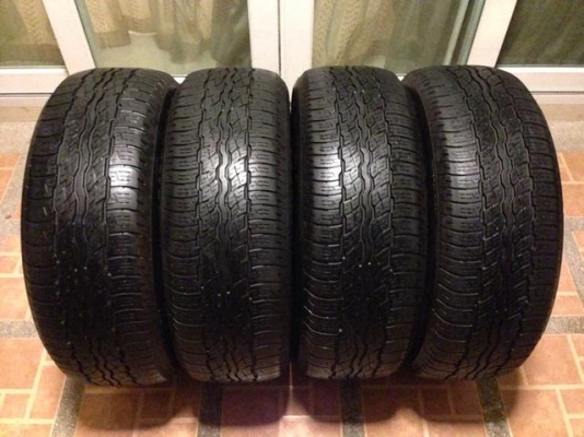 ยาง Bridgestone 235 55 18 ปลายปี14 ดอกเยอะ ใช้ยาว ราคาไม่แพง