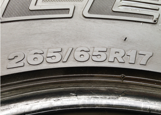 ยาง All Bridgestone 265 65 17 ปี14 พร้อมใช้งาน ราคาไม่แพง