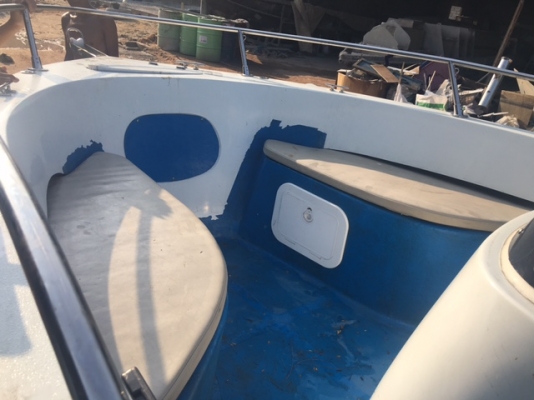 ขายเรือใหม่ลงน้ำสองครั้ง18ฟุต วางเครื่องวิ่งได้เลยไม่รวมเทลเลอร์