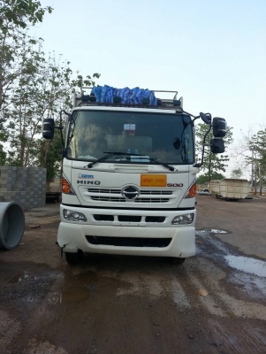 ขายรถสิบล้อ Hino Fm2p 380 แรง ปี56 คอกไม่ดั้มพ่วงแม่ลูก กะบะเหล็กสามมิตร รถโคตรสวย