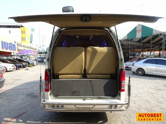 โทร 0922726669 ตันหยงเบสท์รถตู้ฝั่งธน COMMUTER ปี 2011 เบนซิน cng แต่งวีไอพี แอร์บัส เบาะ 4 แถว ราคา 759,000 บาท