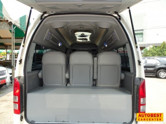 โทร 0922726669 ตันหยงเบสท์รถตู้ฝั่งธน COMMUTER ปี 2007 เบนซินcng แต่งวีไอพี  เบาะหนัง 3 แถว ราคา 639,000 บาท