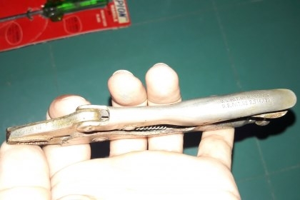 ขายคีมล็อคPetersen VISE GRIP 5WR MADE IN USA.รุ่นสองแถวงานเก่าๆ