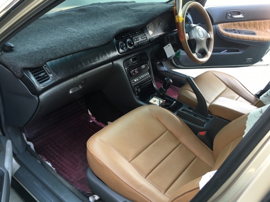 honda accord 2.2 สีน้ำตาล ปี 1996 เกียร์ธรรมดา ขับดี เครื่องเกียร์ช่วงล่างปกติ