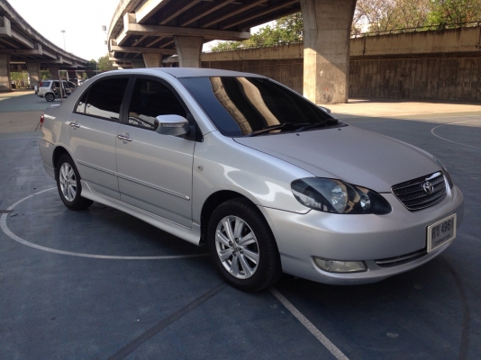 toyota corolla altis 1.6e สีเทา ปี 2004