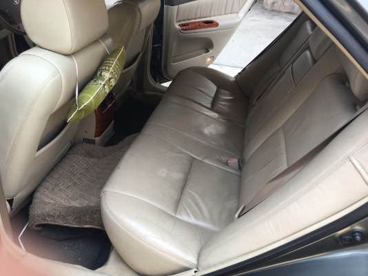 toyota camry 2.4Q สีเทาดำ ปี 2004 ไม่ติดแก๊ส เครื่องช่วงล่างดีมาก ยางปี 2015