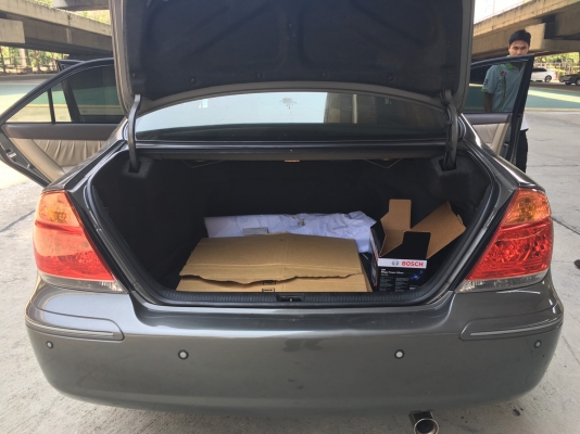 toyota camry 2.4Q สีเทาดำ ปี 2004 ไม่ติดแก๊ส เครื่องช่วงล่างดีมาก ยางปี 2015