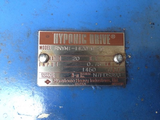 ขายมอเตอร์เกียร์ Hyponic drive Sumitomo 1HP. 380V อัตราทด 1:20 มีระบบเบรคในตัว สภาพสวยมาก วิ่งนิ่ม พร้อมใช้งาน ขายมอเตอร์เกียร์ Hyponic drive Sumitomo 1HP. 380V อัตราทด 1:20 มีระบบเบรคในตัว สภาพสวยมาก วิ่งนิ่ม พร้อมใช้งาน