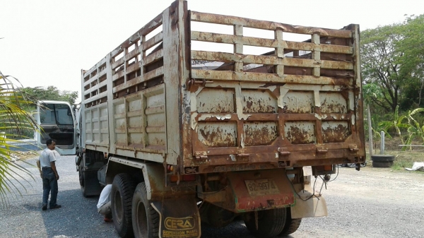 ขายด่วนHINIFM3HNLD195เเรงสองเพลาดั้ม สภาพพร้อมใช้ราคาเบาๆโทร0856842587