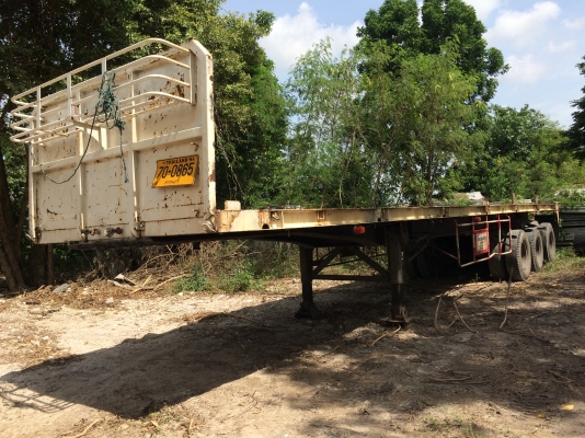 หางพื้นเรียบ 3 เพลา 12 เมตร เชิดชัยกลการ พร้อมใช้ ทะเบัยนพร้อมโอน