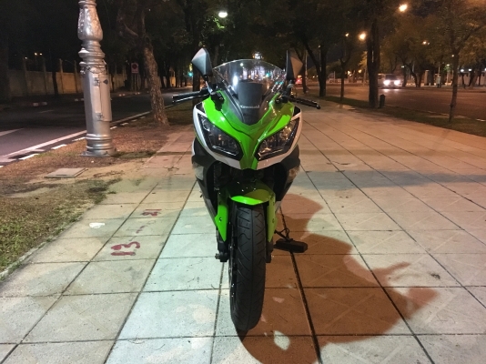 ขาย ((ใหม่ล่าสุด)) Kawasaki Ninja300 2015 สีเขียว-ขาว ลายฉลอง30ปี สภาพนางฟ้า