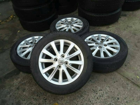 ล้อ vios ขอบ 15 4รู 100 ชุดล่ะ 4,000