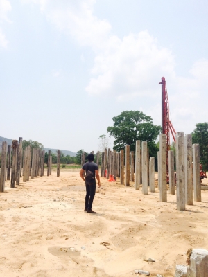 รับตอกเสาเข็มเขื่อนกันดิน,สะพานนั่งร้าน,085-7666984