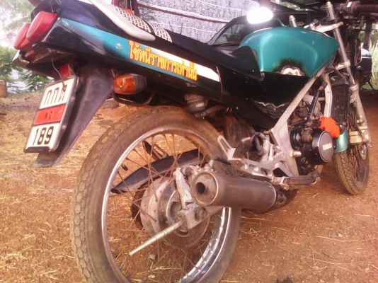 ขาย TZRR150cc.ขับใด้เครื่องดีเพิ่งทำใหม่ชุดโอนครบทะเบียนขาดเกิน3ปีเป็นชื่อผมเอง