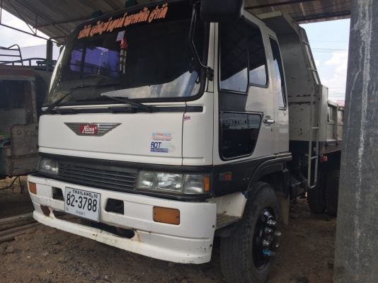 6ล้อดั้ม150แรง..Hino KR300 วางหัวสิงห์ พ.เพาเวอร์ เฟืองท้ายใหญ่ ดั้มยาว3.80 เล่มพร้อม