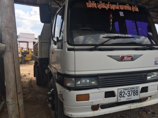 6ล้อดั้ม150แรง..Hino KR300 วางหัวสิงห์ พ.เพาเวอร์ เฟืองท้ายใหญ่ ดั้มยาว3.80 เล่มพร้อม