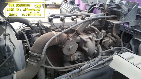 Hino Mega500 CNG ปี 55 ตู้บรรทุกสิบบาน