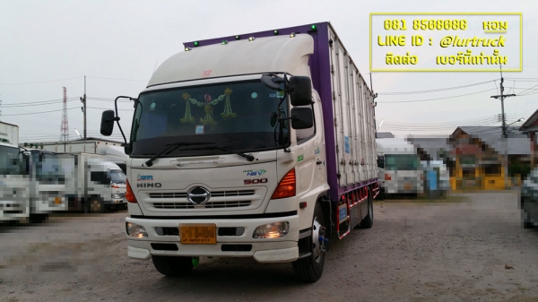 Hino Mega500 CNG ปี 55 ตู้บรรทุกสิบบาน