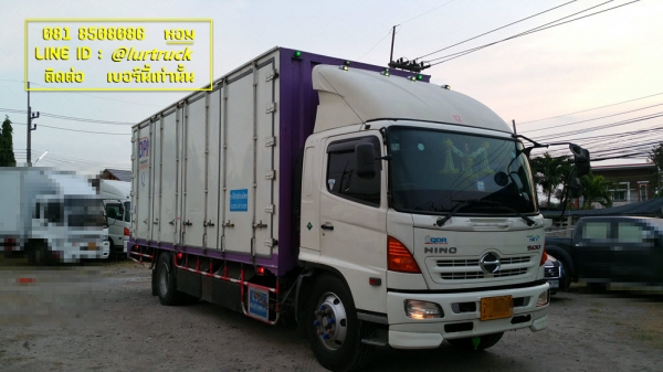 Hino Mega500 CNG ปี 55 ตู้บรรทุกสิบบาน
