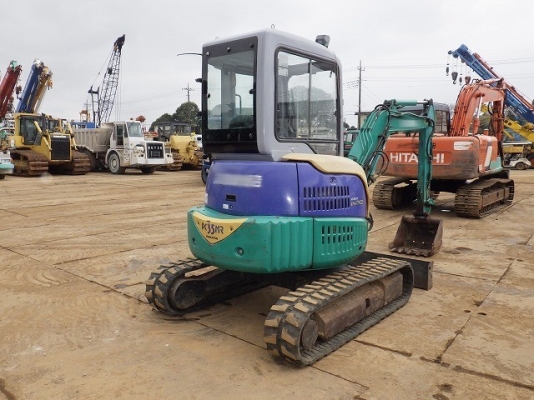 Komatsu PC35MR-1 เก่าญี่ปุ่น ตู้เก๋ง พร้อมไลน์หัวเจาะ