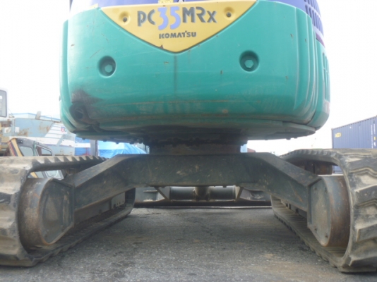 Komatsu PC35MR-1 เก่าญี่ปุ่น ตู้เก๋ง แอร์เย็น อาร์มพิเศษ ปั้มนิ้ว