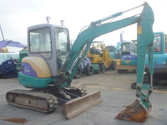 Komatsu PC35MR-1 เก่าญี่ปุ่น ตู้เก๋ง แอร์เย็น อาร์มพิเศษ ปั้มนิ้ว