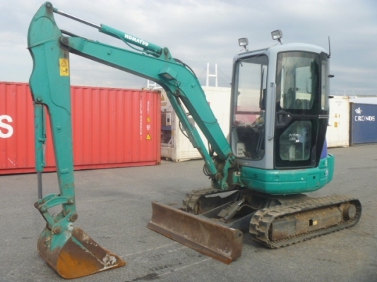 Komatsu PC35MR-1 เก่าญี่ปุ่น ตู้เก๋ง แอร์เย็น อาร์มพิเศษ ปั้มนิ้ว