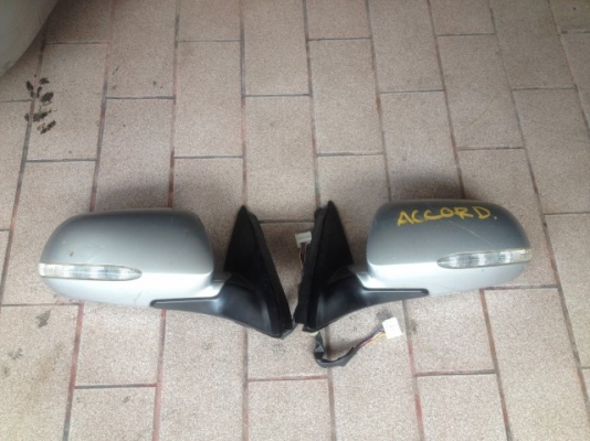 กระจก ACCORD CL7 EURO R พับไฟฟ้ามีไฟเลี้ยว LED เก่าญี่ปุ่นเเปลงใส่ G7 ได้