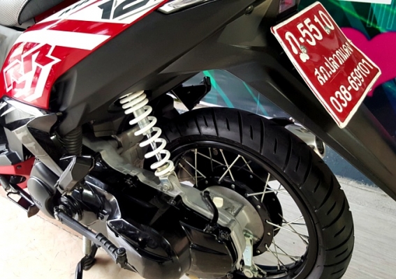 MIO 125 i RR สีแดงขาว ล้อซี่ขอบดำ ตัวใหม่ รถ 4 เดือน เครื่องยนต์เดิมๆจากศูนย์ แถม 3 รายการ MIO 125 i RR สีแดงขาว ล้อซี่ขอบดำ ตัวใหม่ รถ 4 เดือน เครื่องยนต์เดิมๆจากศูนย์ แถม 3 รายการ