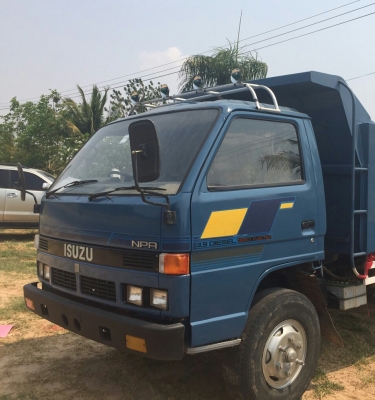 หกล้อ อีซูชุ NPR59L115 ดั้ม 5คิวปี39 พ.เวอร์ ช่วงล่างใหญ่ Fหน้า-หลังF ยาง8.25 พร้อมใช้งาน เล่มทะเบียนพร้อมโอน