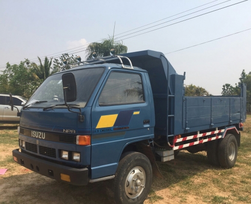 หกล้อ อีซูชุ NPR59L115 ดั้ม 5คิวปี39 พ.เวอร์ ช่วงล่างใหญ่ Fหน้า-หลังF ยาง8.25 พร้อมใช้งาน เล่มทะเบียนพร้อมโอน