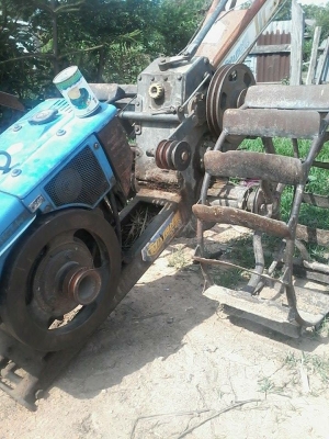 รถไถเดินหางลิงลมเครื่องมิตชูมิชิ