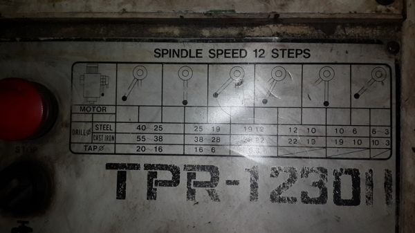 เครื่องเจาะเรเดียล สภาพปลดระวาง จากบริษัทใหญ่ 105000 บาท