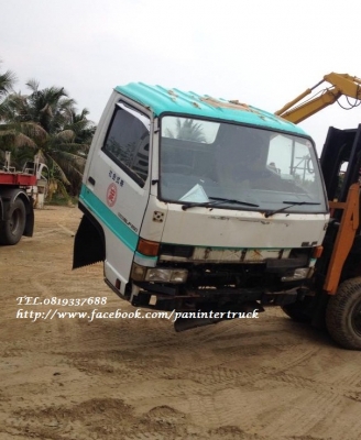 FROM JAPANหัวเก๋งรถบรรทุก6ล้อกลาง CABIN ISUZU NPR58L*หัวปิ๊บ* (รุ่นยกหัวได้/มีแหนบ/มีคัสซี/มีฐานล่าง) ราคาเพียง 59,000 บาท สนใจรีบติดต่อ 0819337688